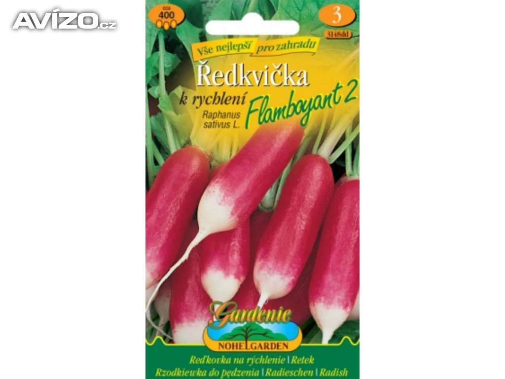 Ředkvička - Flamboyant (semena) www.levna-semena.cz