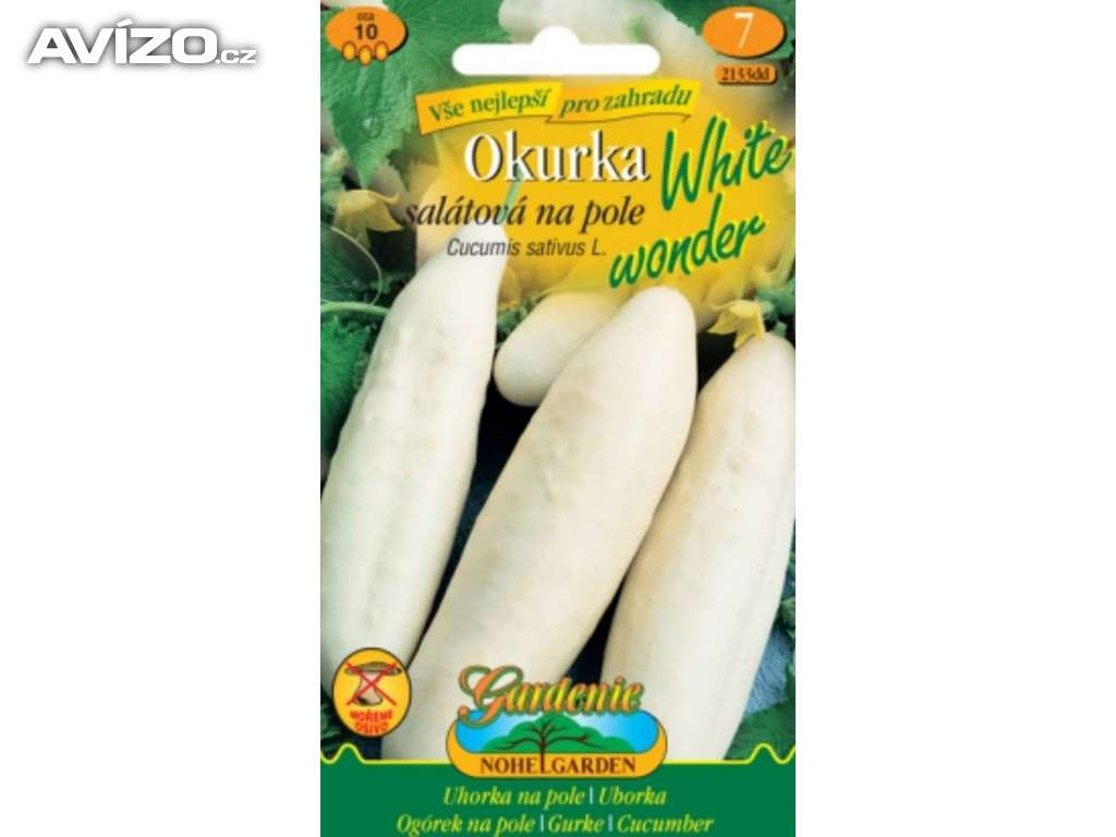 Okurka bílá - White wonder (semena)  www.levna-semena.cz